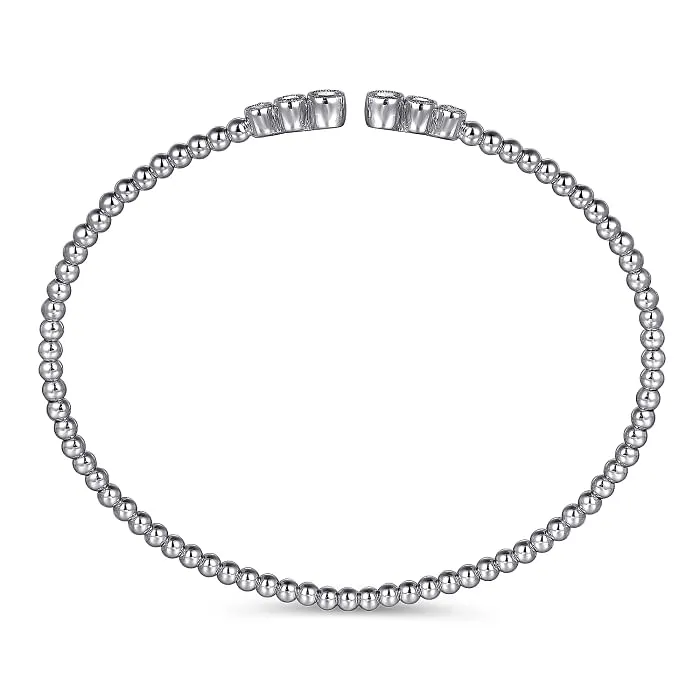 Gabriel & Co. Bujukan Graduating Bezel Diamond Bangle