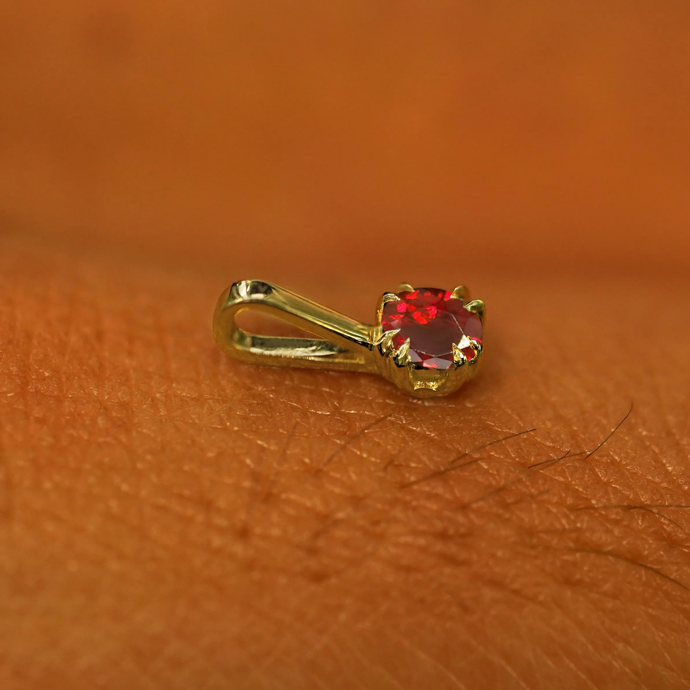 Garnet Charm