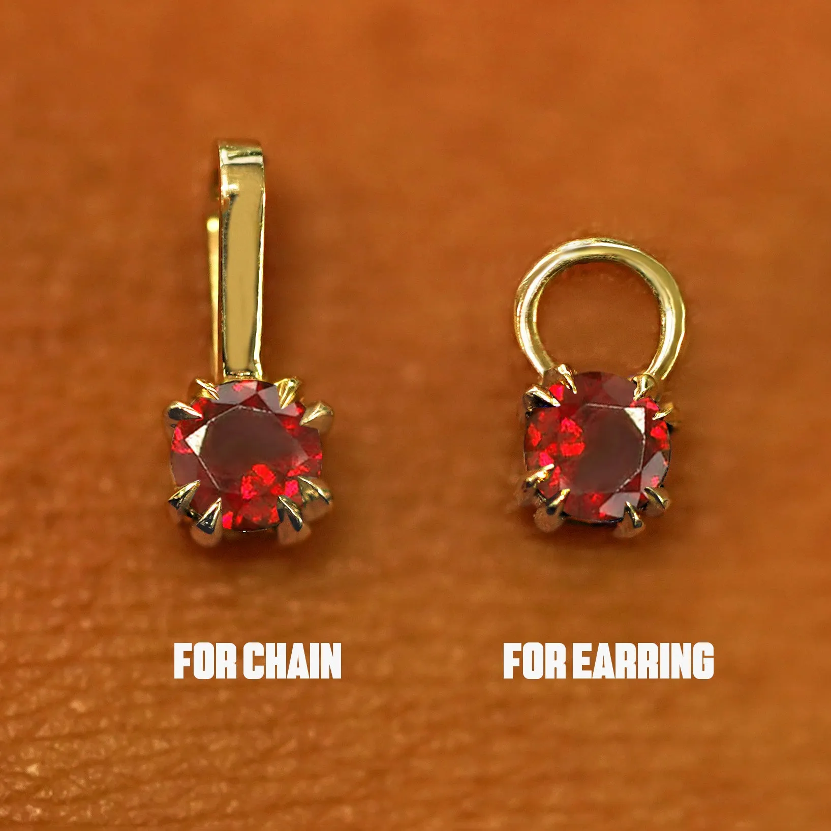 Garnet Charm