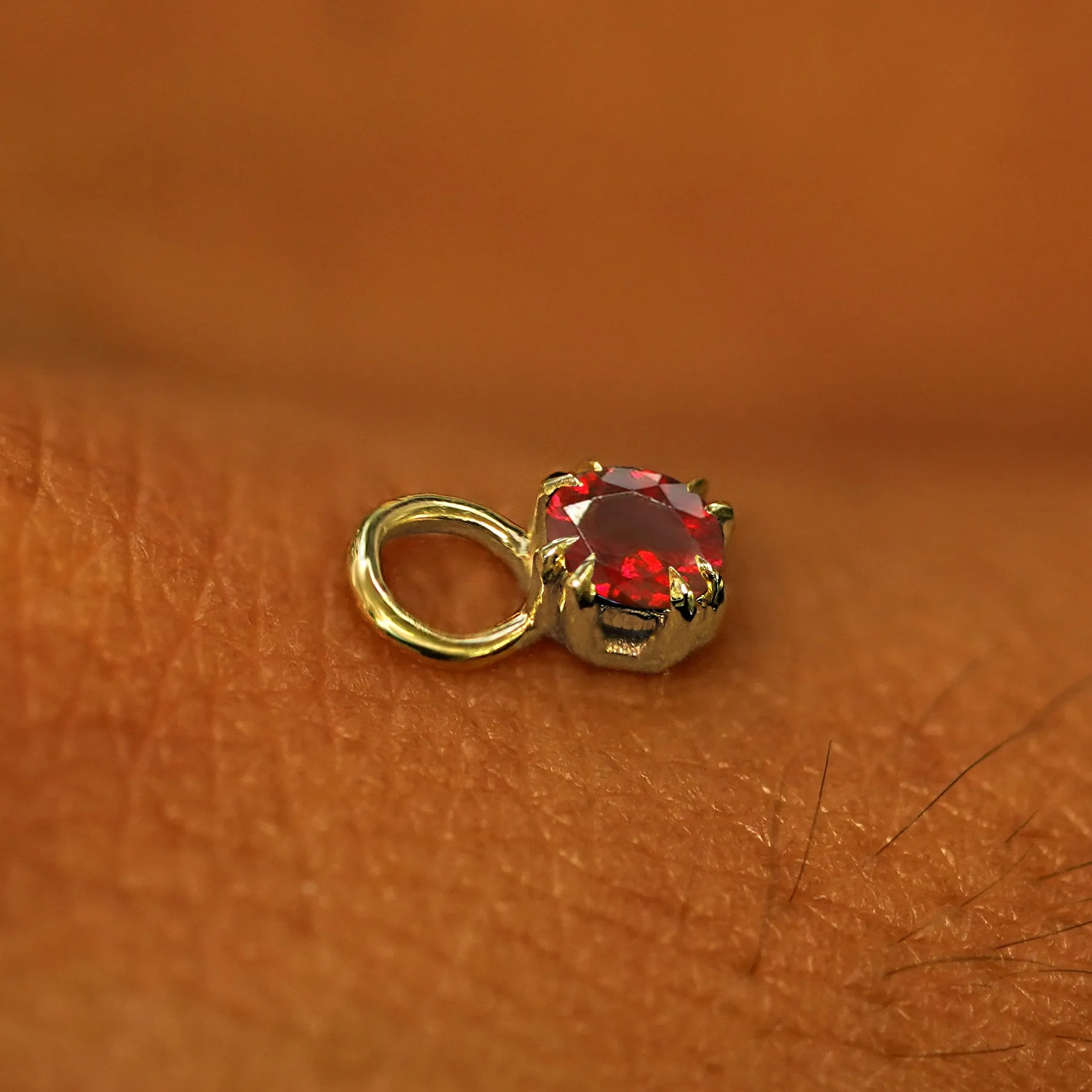 Garnet Charm