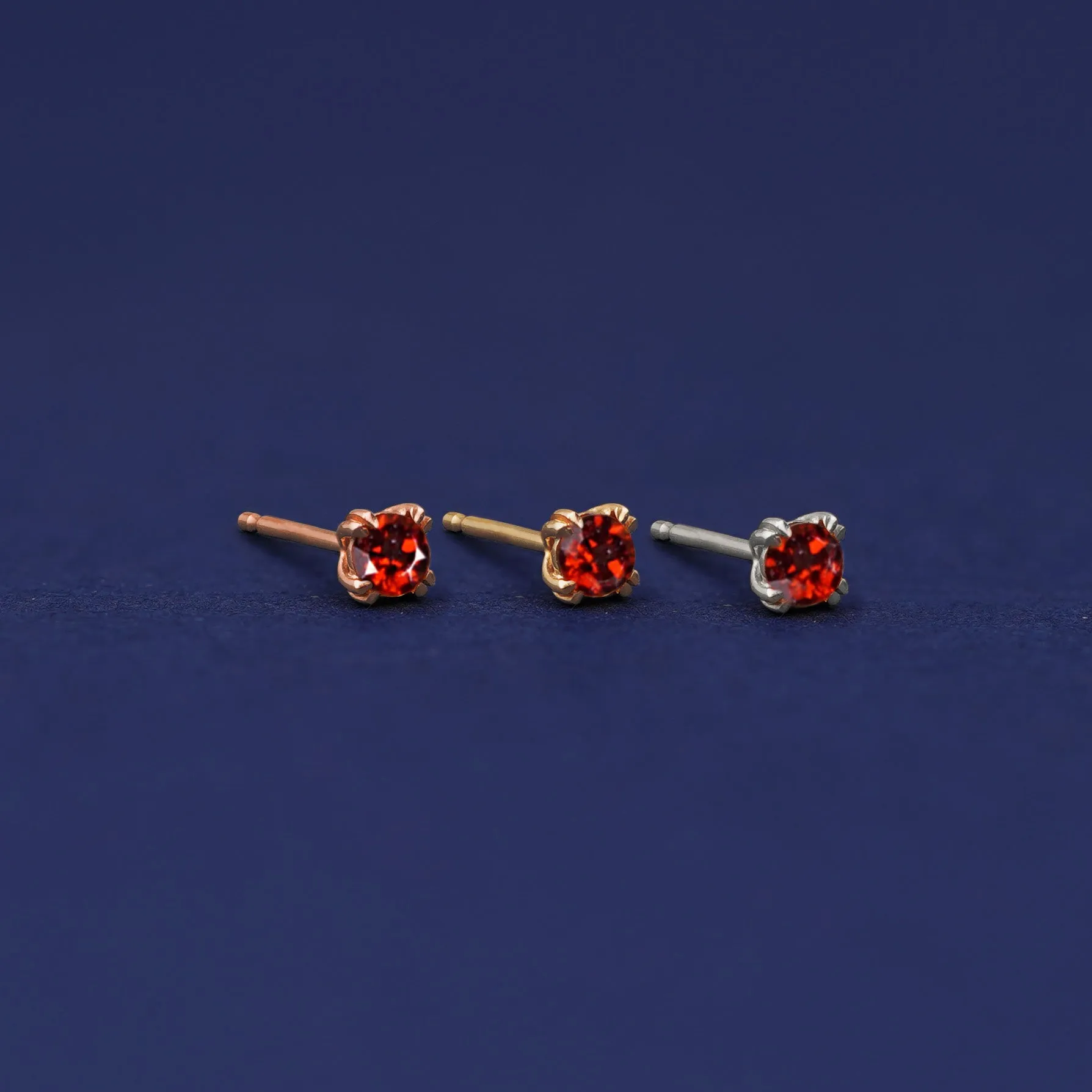 Garnet Earring