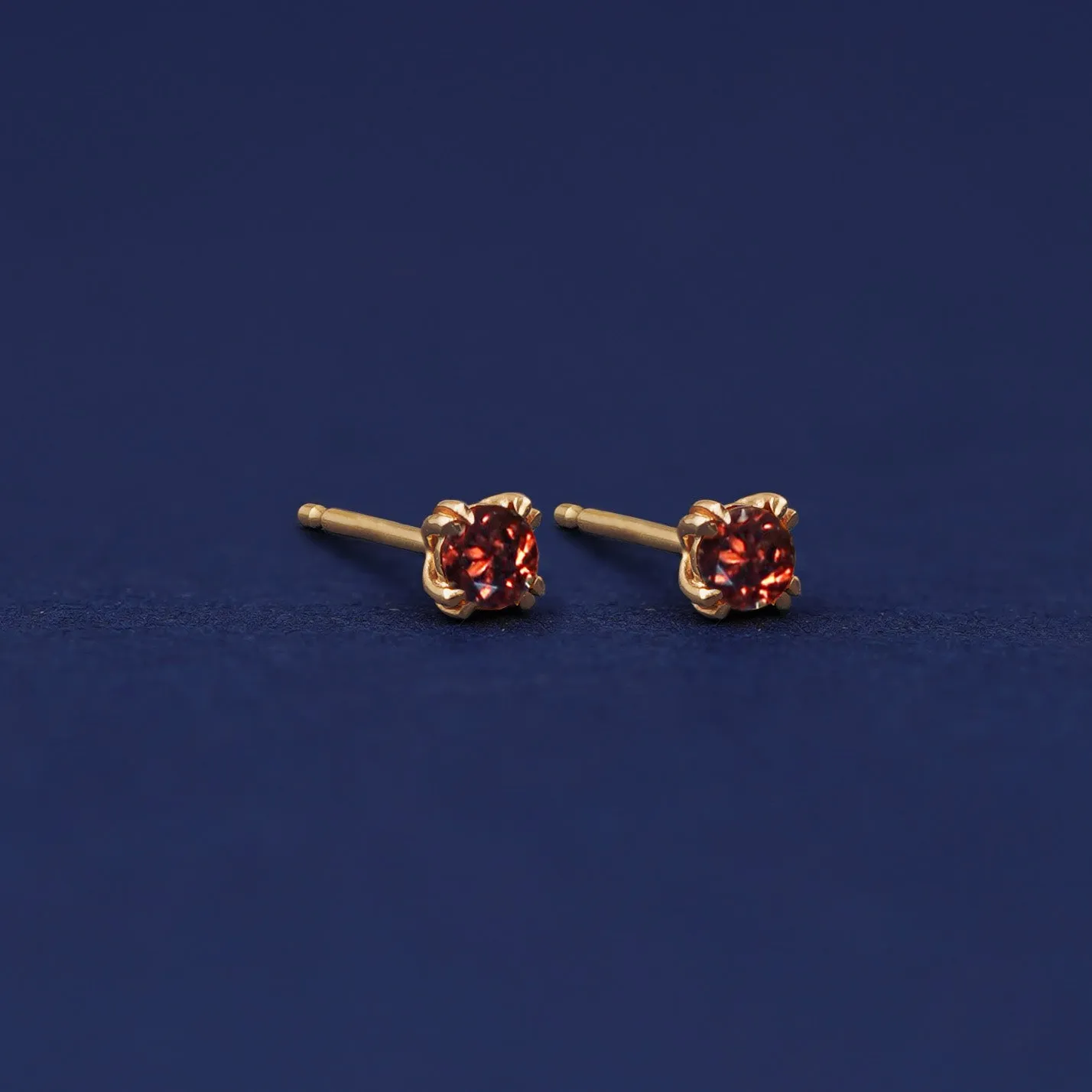 Garnet Earring