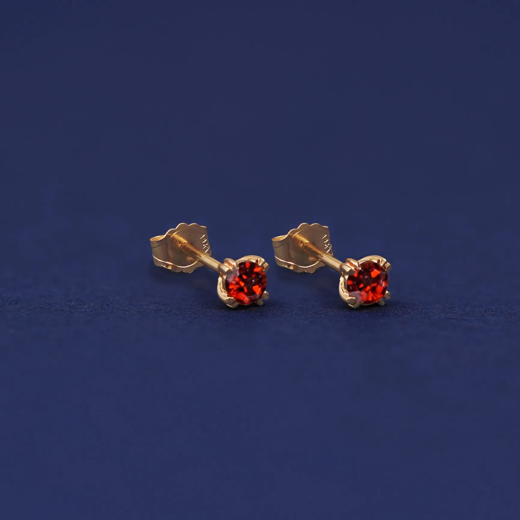 Garnet Earring