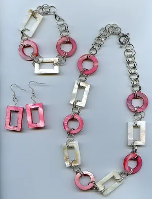 Geometric Shells Jewelry Set (special order - sold out)