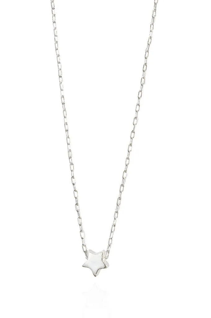 Gifts for Grads - Silver Star Charm Necklace