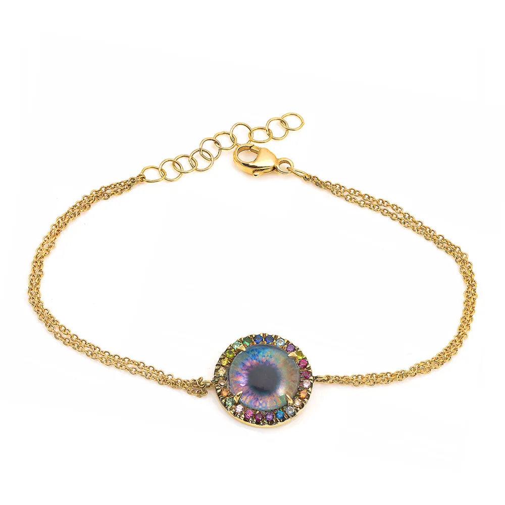 Glass Eye Bracelet