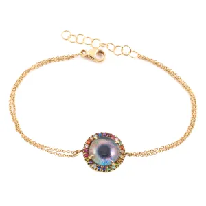 Glass Eye Bracelet