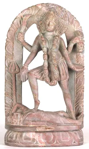 Goddess Mahakali - Soft Stone Statue