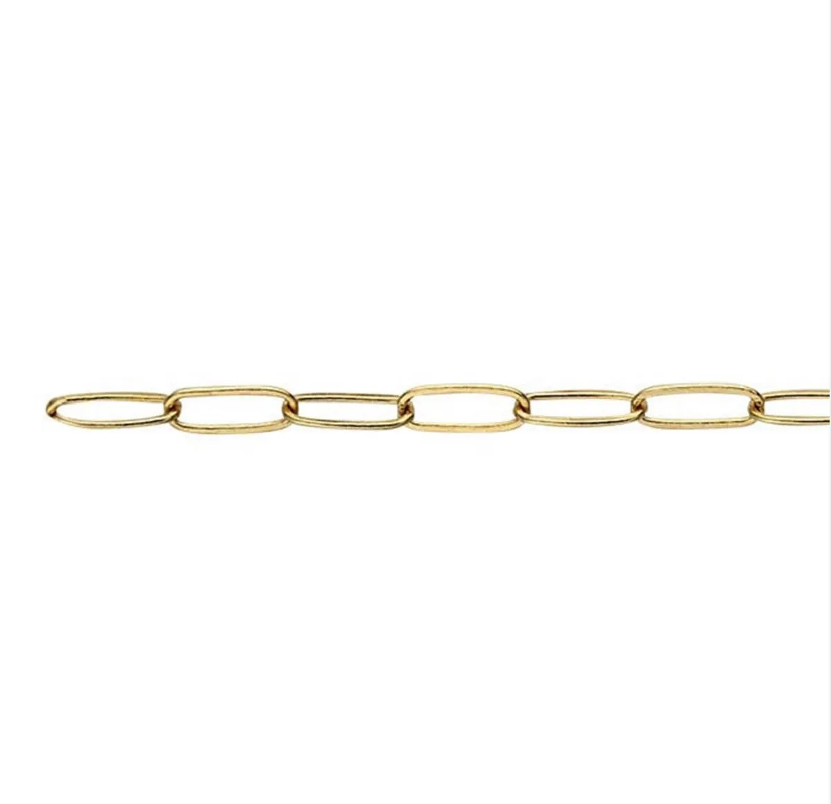 Gold Paperclip Chain Bracelet