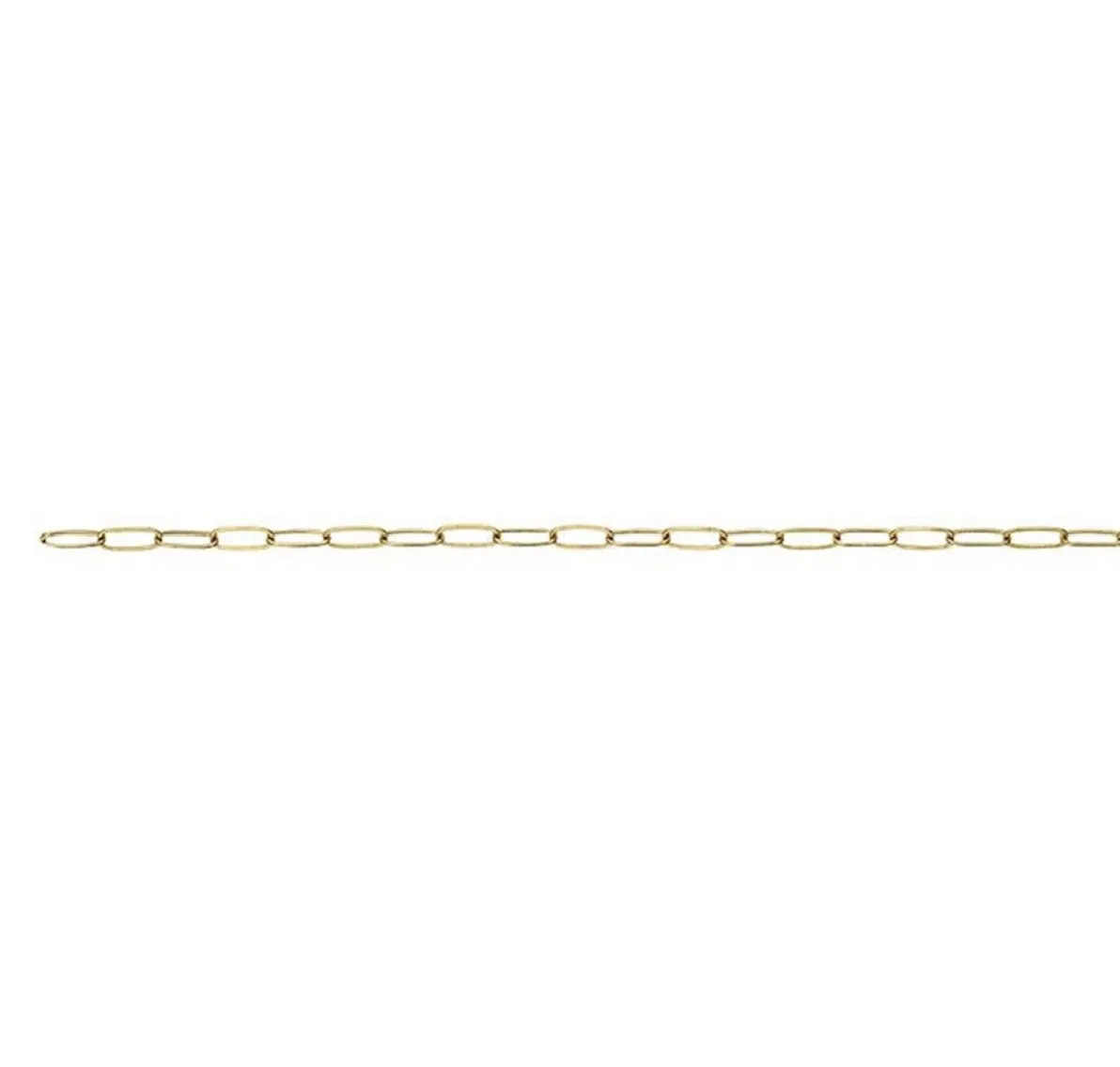 Gold Paperclip Chain Bracelet