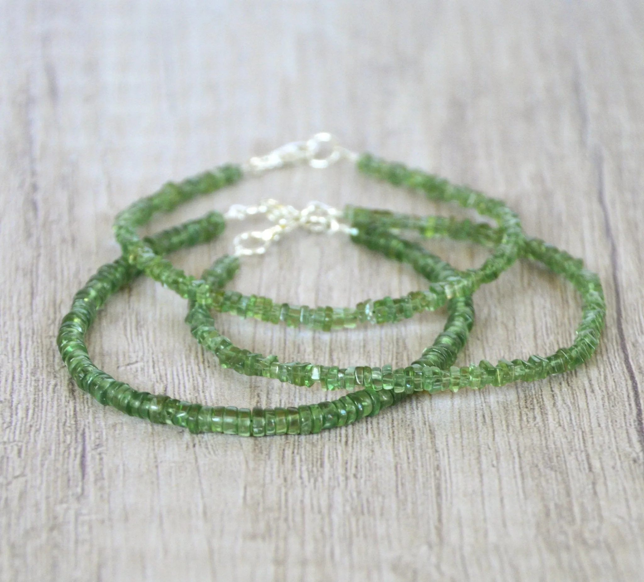 Green Apatite Bracelet