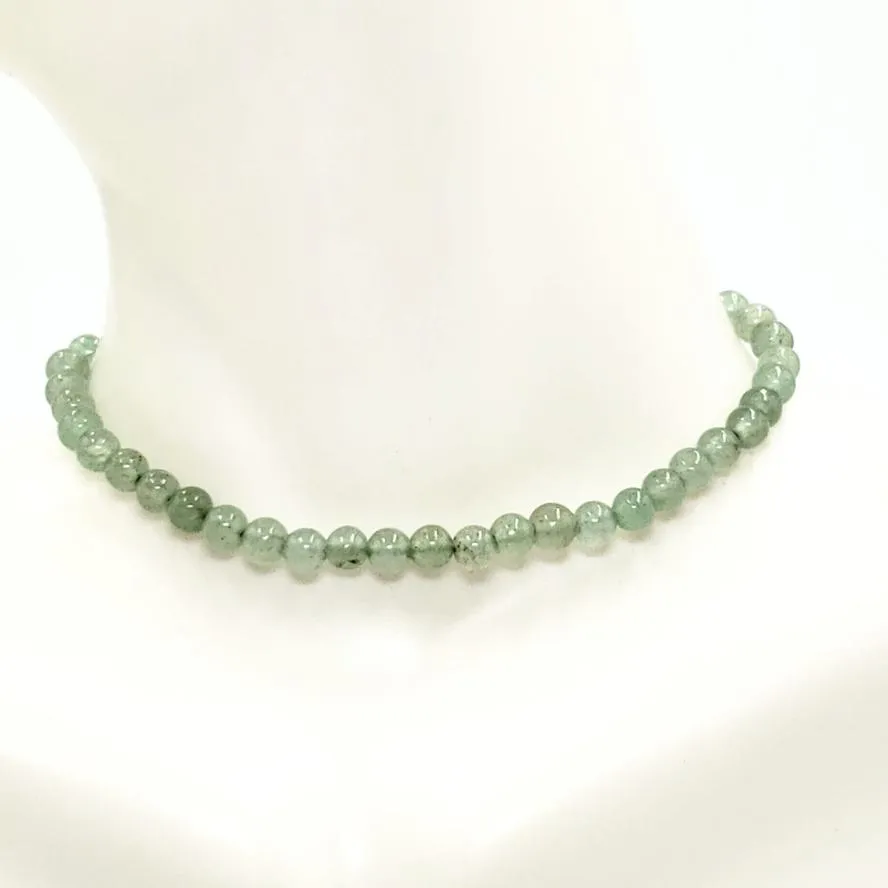 Green Aventurine Bead Bracelet 4mm
