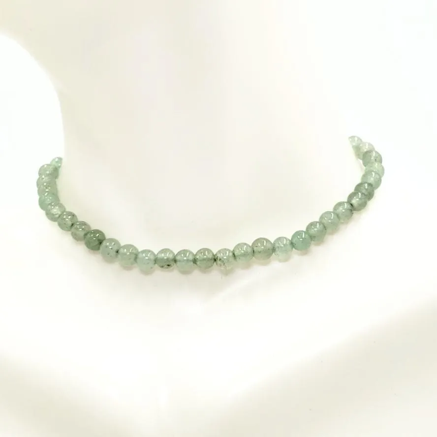Green Aventurine Bead Bracelet 4mm