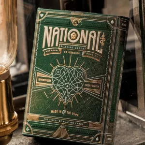 Green National Playing Cards by theory11