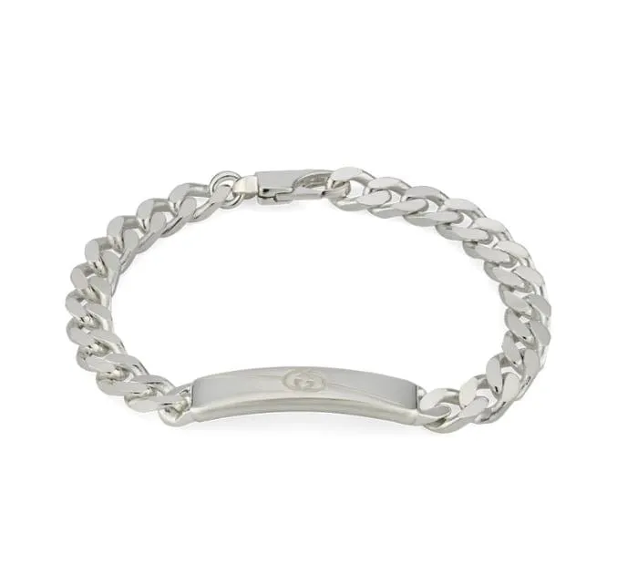 Gucci Silver Tag Bracelet