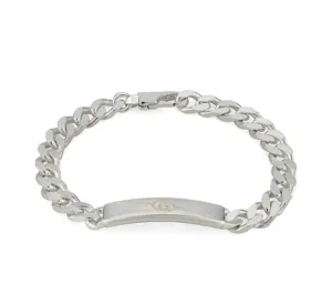Gucci Silver Tag Bracelet