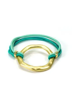 Hammered Circle Bracelet