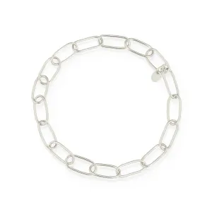Heavy Risoni Bracelet in silver