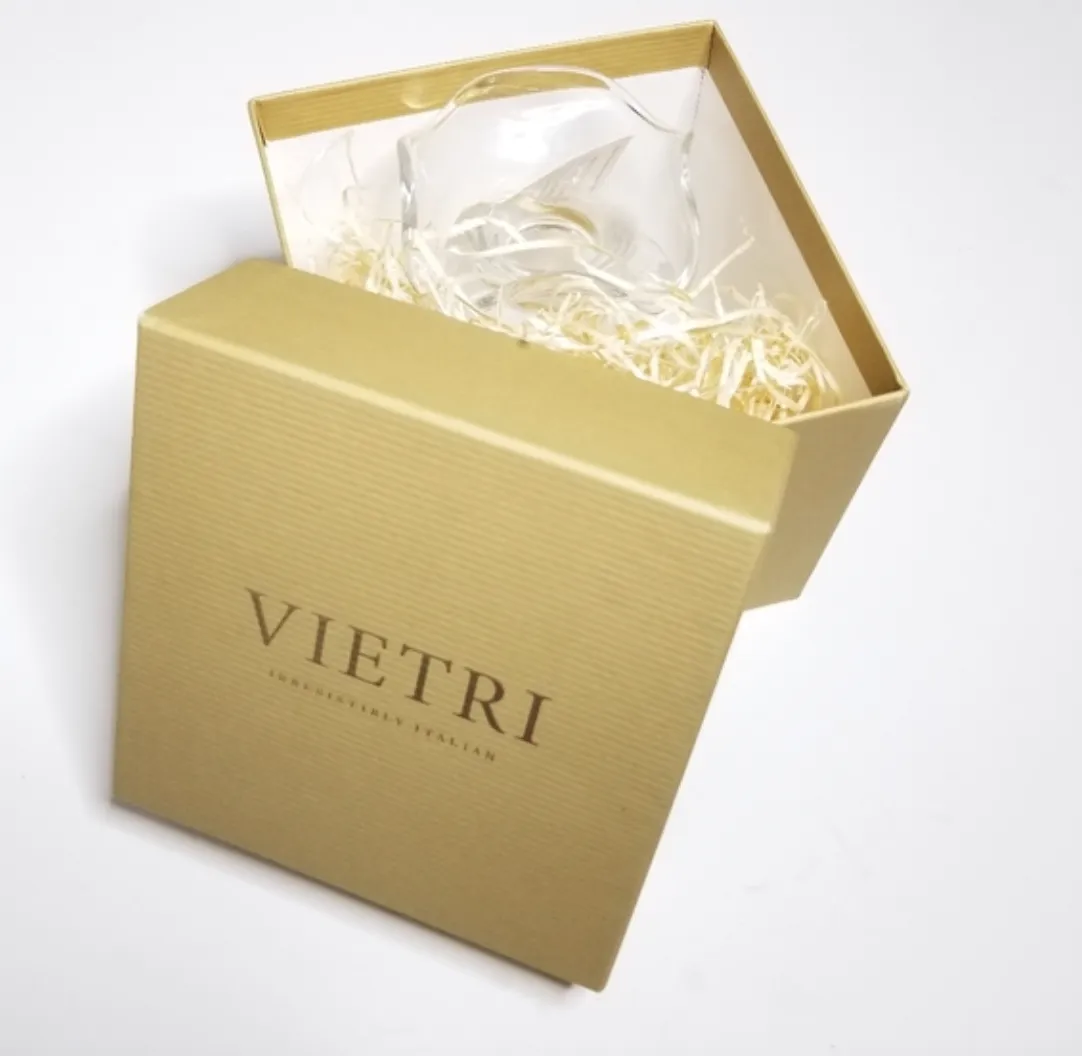 Hibiscus Glass Vase - Clear