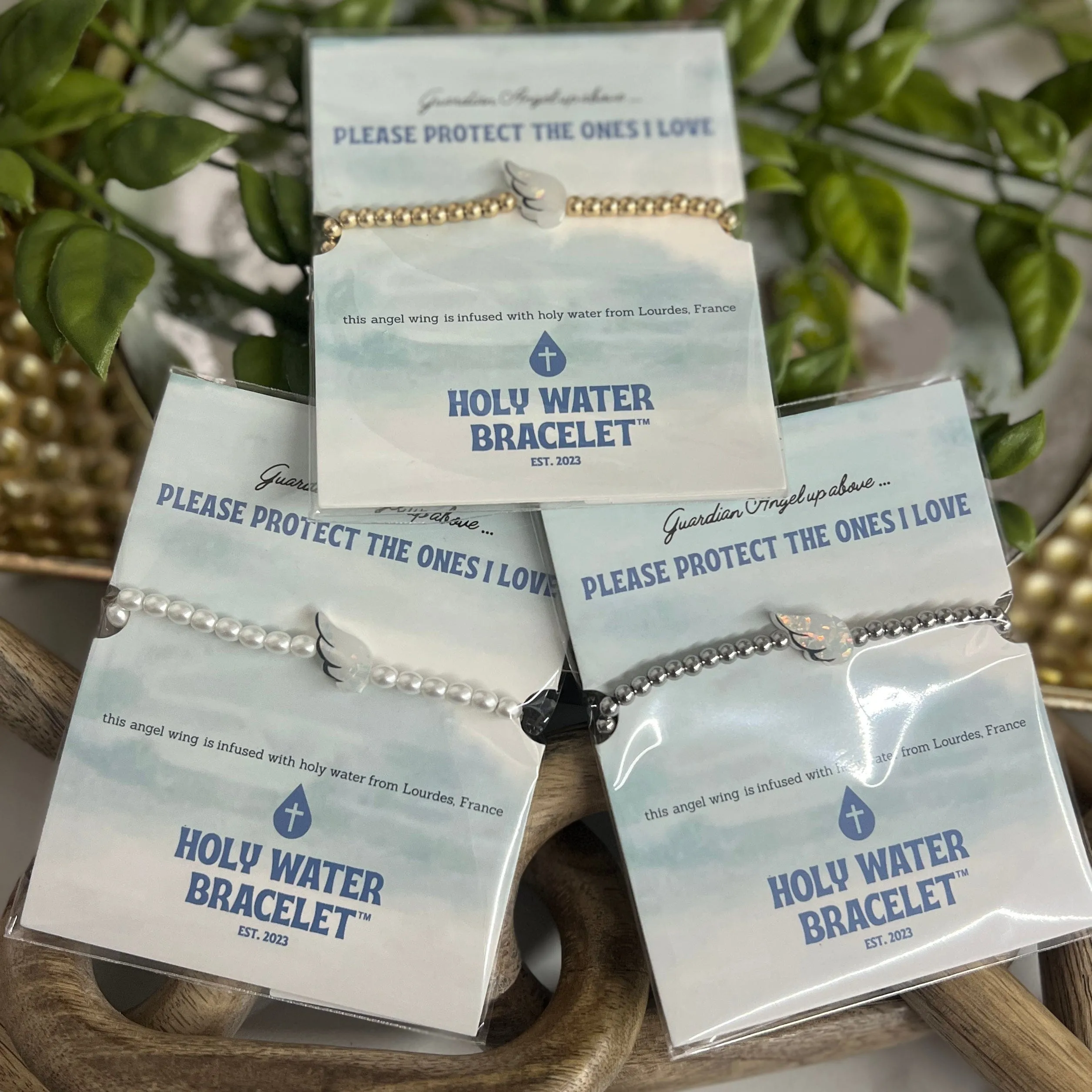 Holy Water Guardian Angel Bracelet