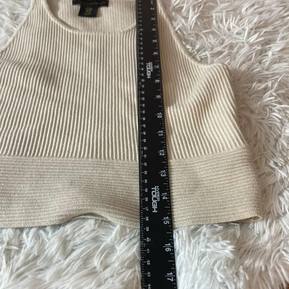 House of Harlow 1960 | Ribbed Knit 2-Piece Set Crop Tank &amp; Bodycon Skirt