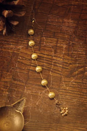 House Of Tuhina  -   House Of Tuhina Pearl Stop Bracelet