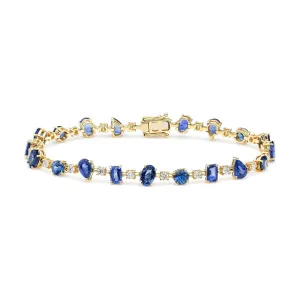 Ivy Blue Sapphire Tennis Bracelet
