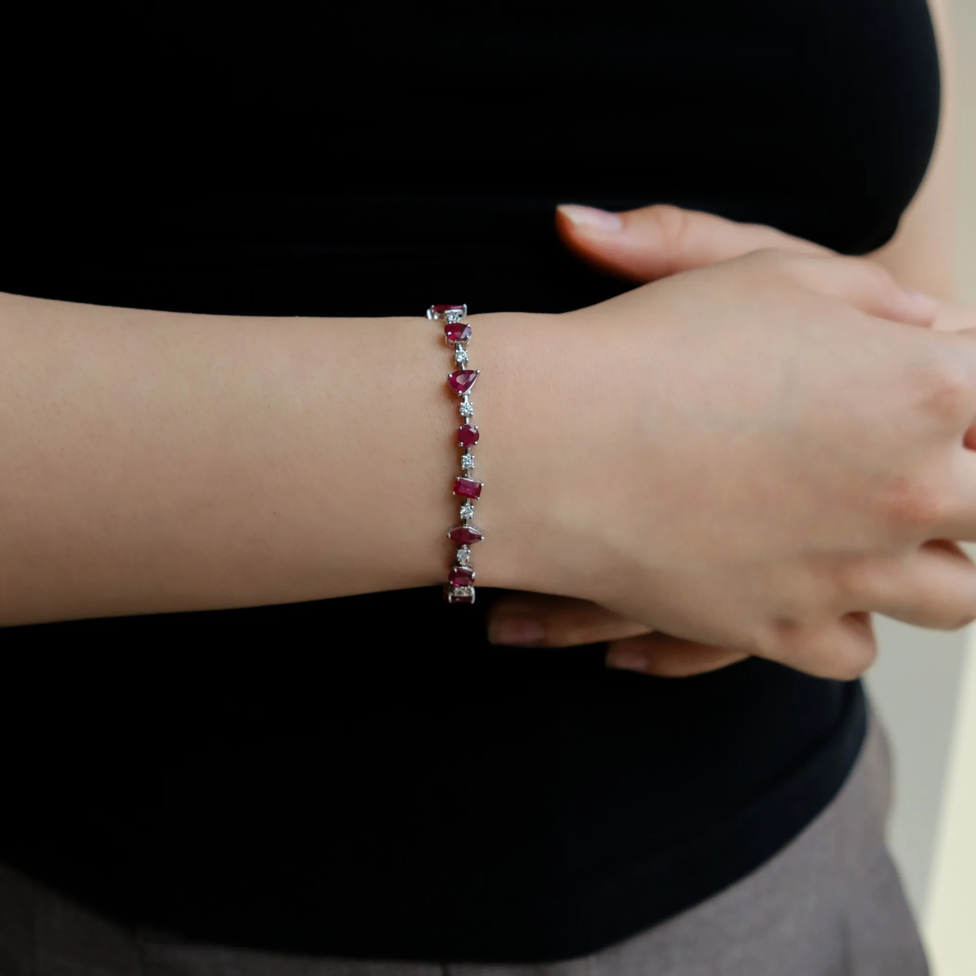 Ivy Ruby & Diamond Bracelet