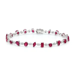 Ivy Ruby & Diamond Bracelet