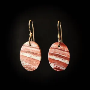 Jasper Earrings in Gold