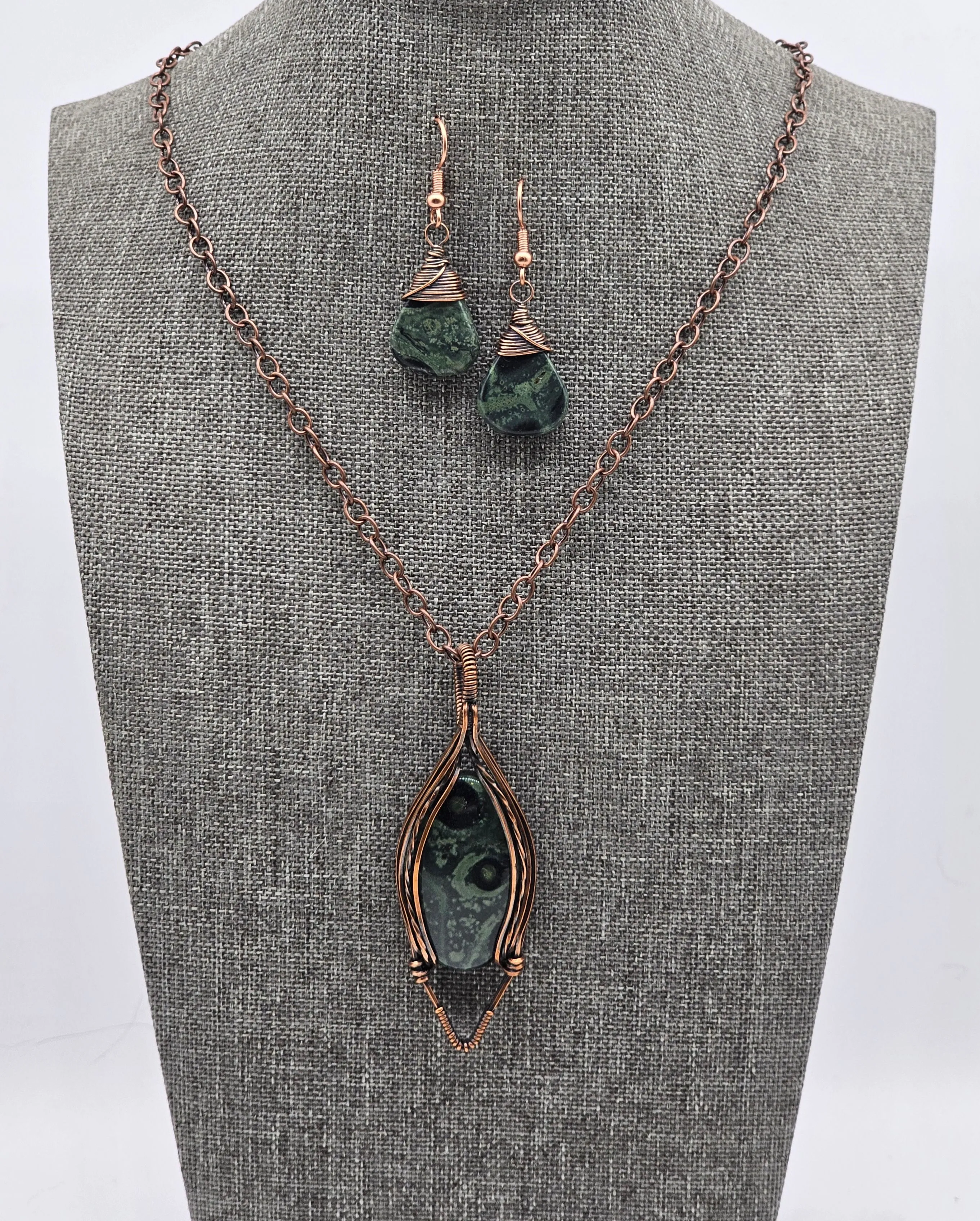 Kumbaba Jasper Jewelry Set