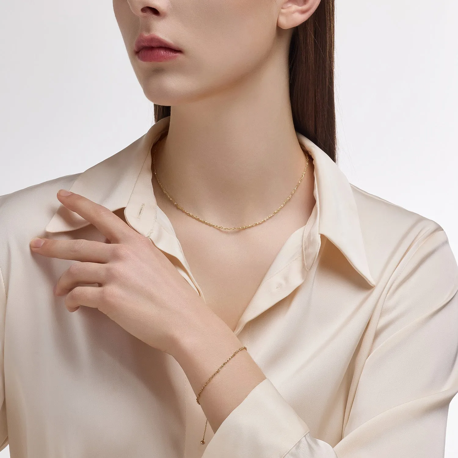 La D.D Gold Bracelet JDDBG5S26XX