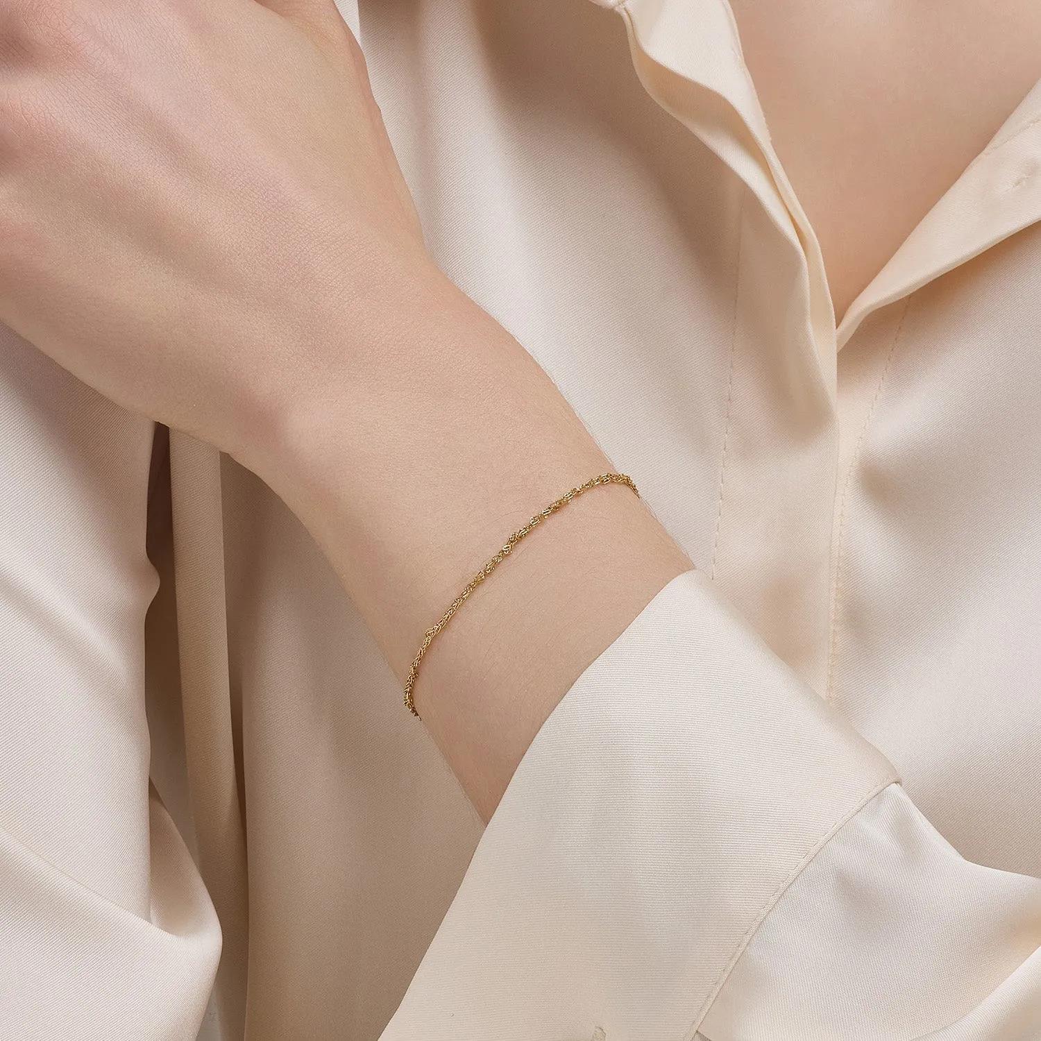 La D.D Gold Bracelet JDDBG5S26XX