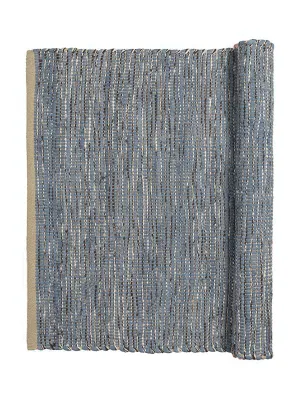 Large Magda Rug - Flint Stone Blue