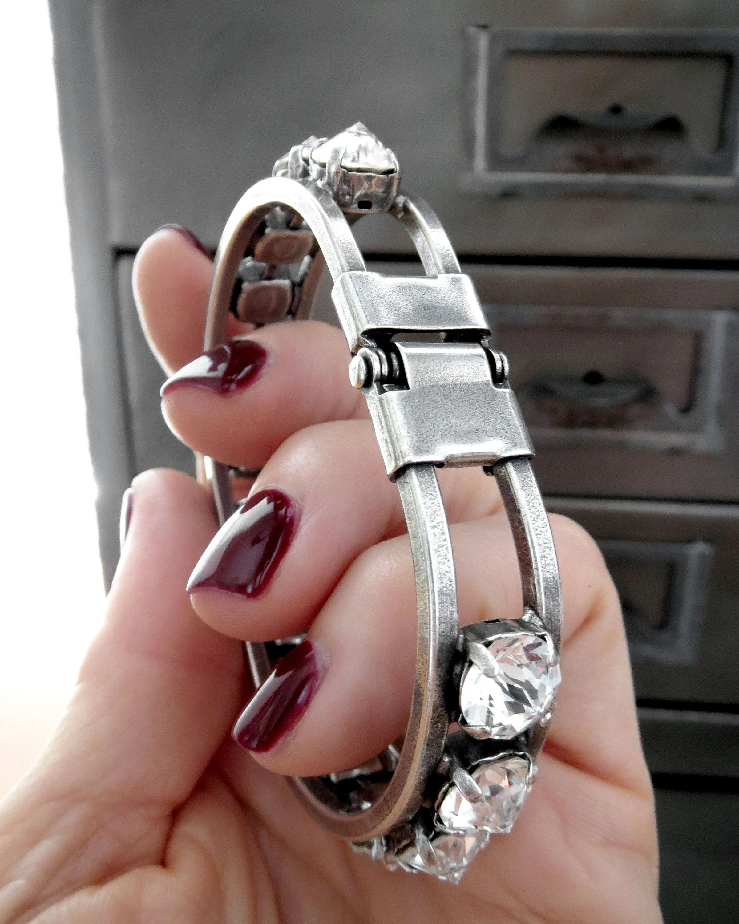 LEGENDARY - Crystal Bracelet in Clear Crystal or Black Diamond