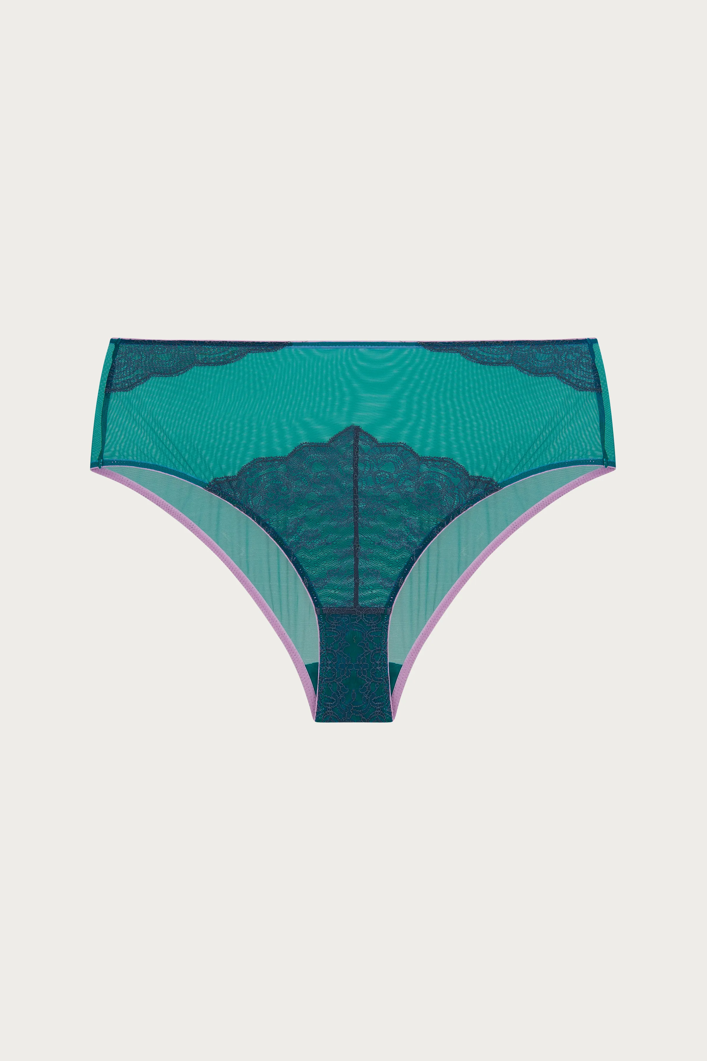 LILA LACE HIGH WAIST KNICKER