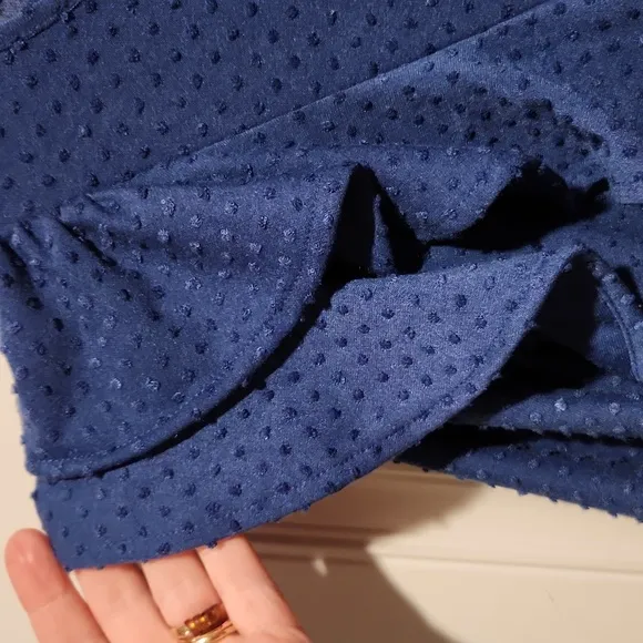 Lilly Pulitzer Pheby Swiss Dot Dress Oyster Bay Navy Size M
