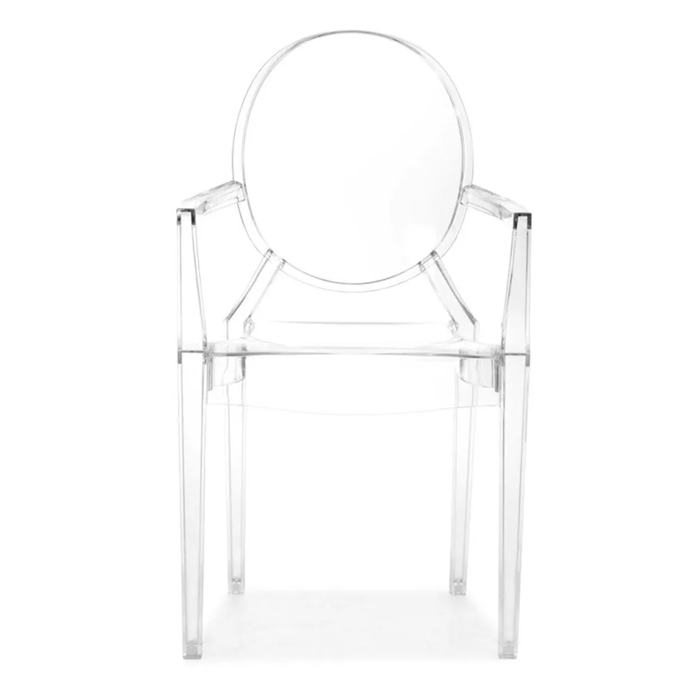 Louis Ghost Arm Chair - Choice of Color