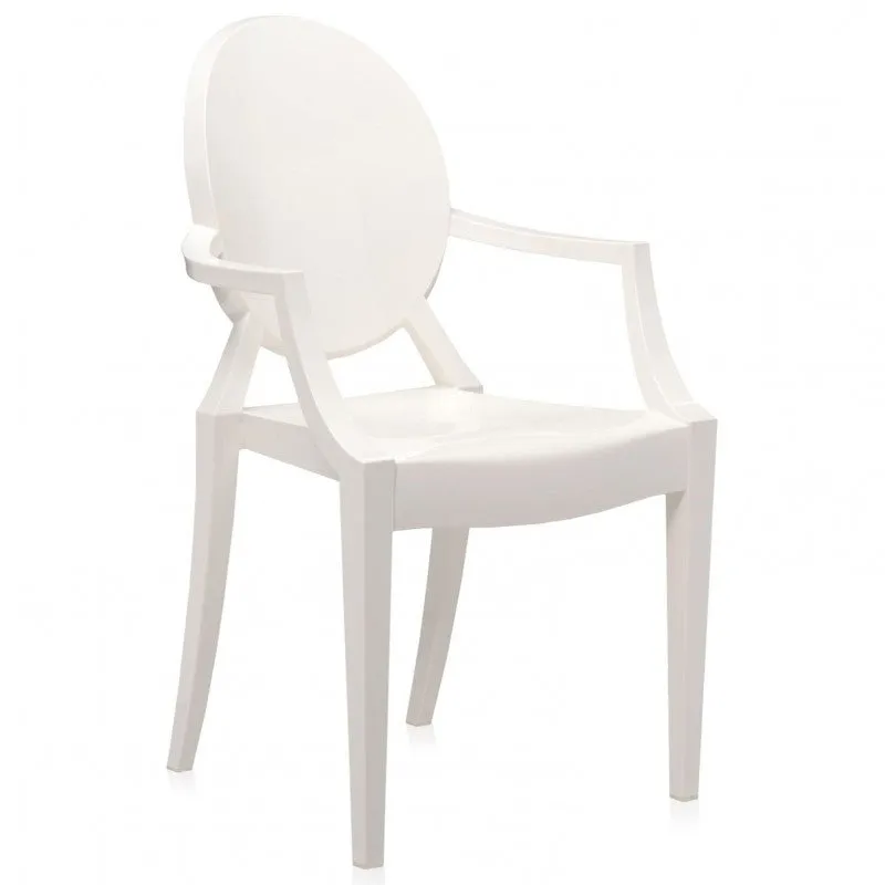 Louis Ghost Arm Chair - Choice of Color