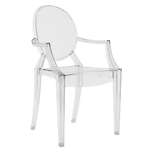 Louis Ghost Arm Chair - Choice of Color