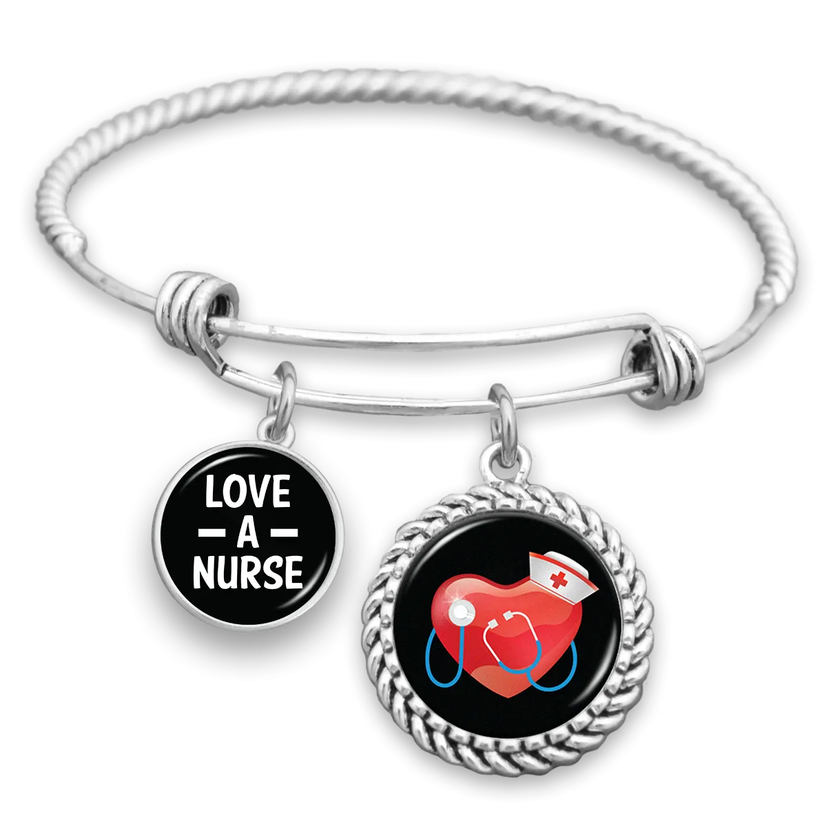 Love A Nurse Charm Bracelet