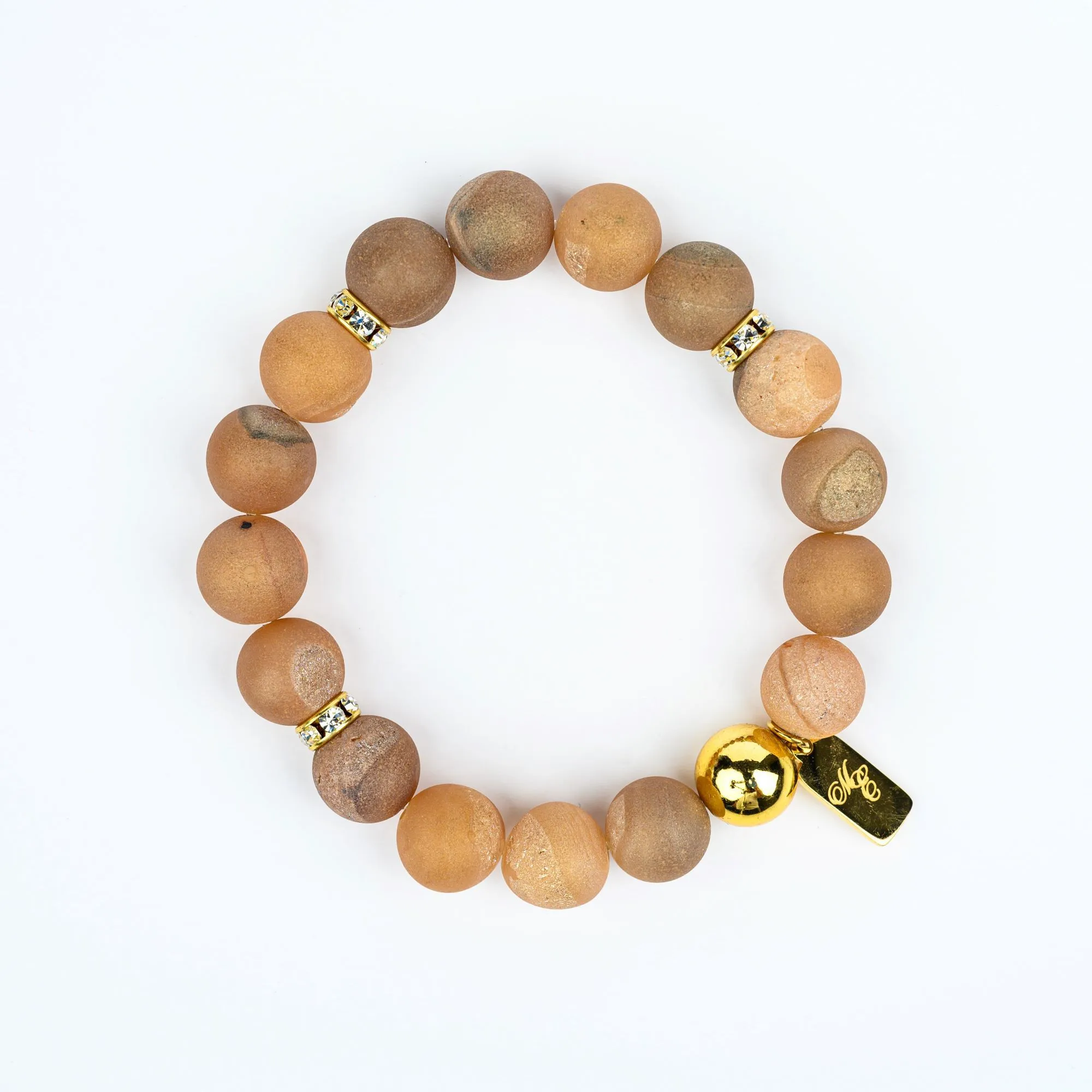 ME™ 7-inch Druzy Stone Bracelet - Beige