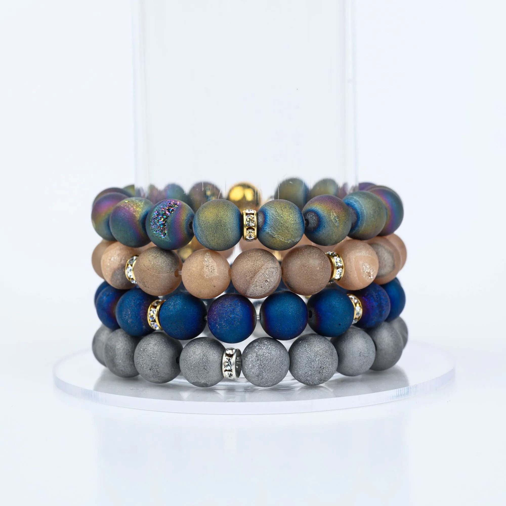 ME™ 7-inch Druzy Stone Bracelet - Beige