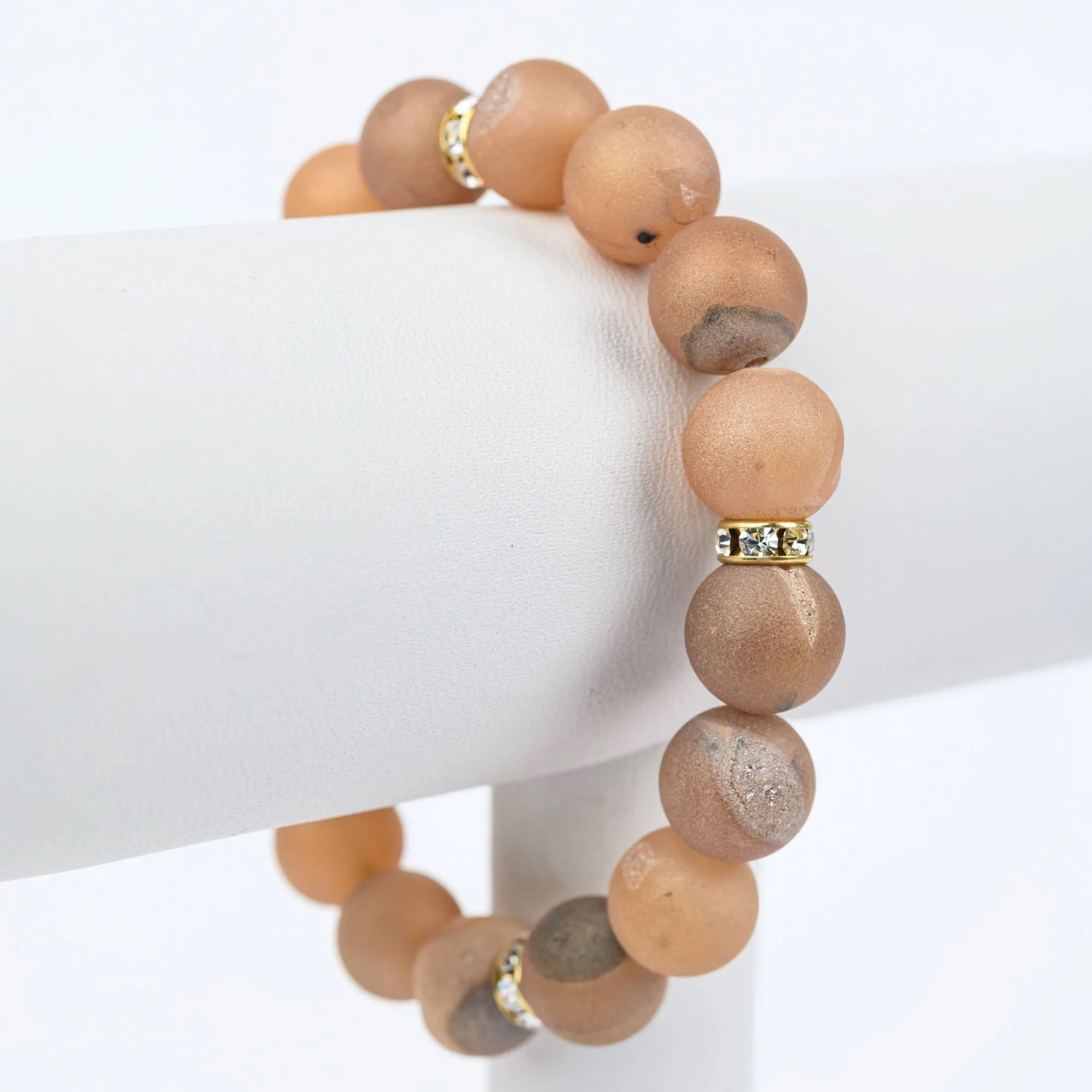 ME™ 7-inch Druzy Stone Bracelet - Beige