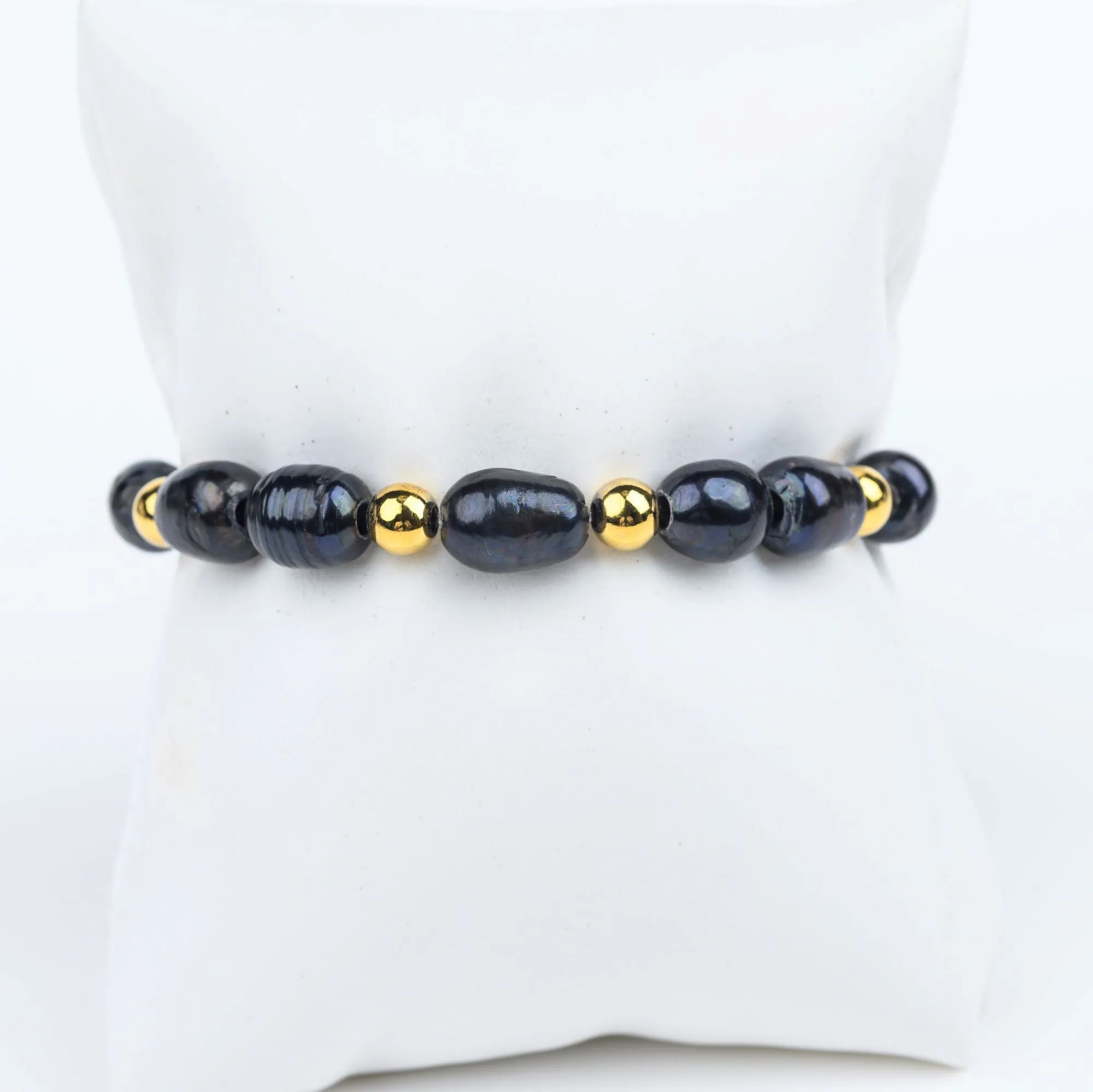 ME™ Owambe 7-inch Black Pearl Bracelet