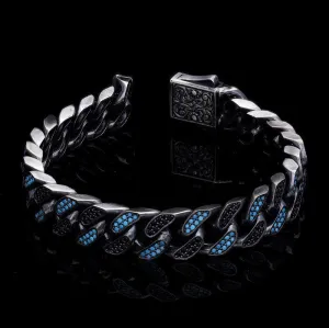 Men’s Sterling Silver Curb Chain Bracelet