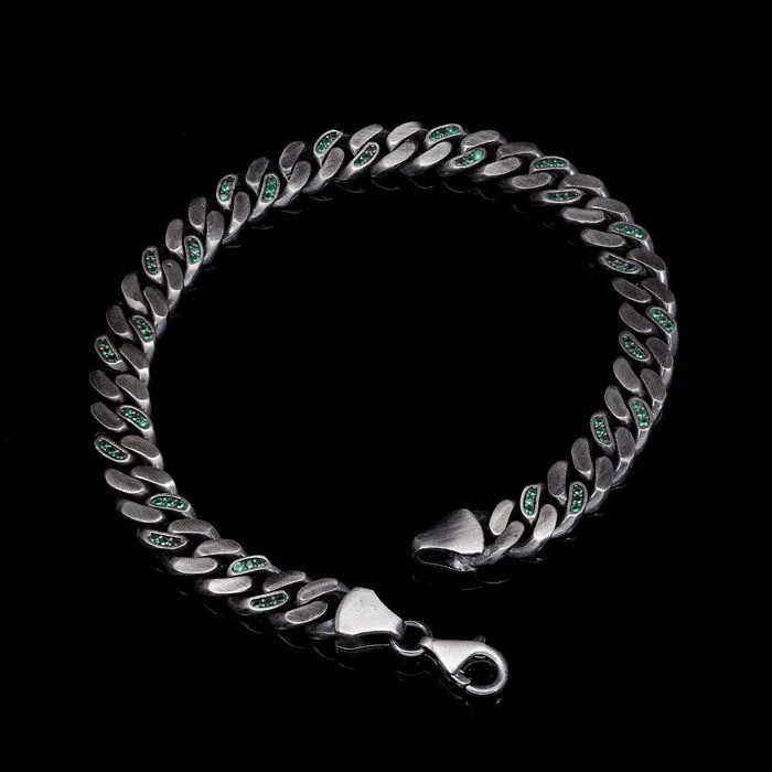 Men’s Sterling Silver Sterling Cuban Chain Bracelet