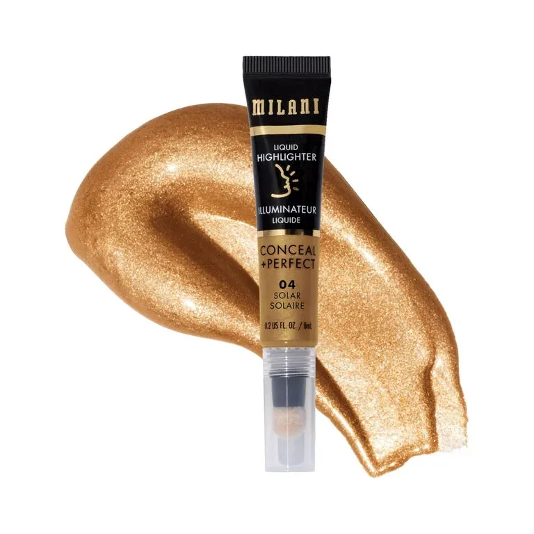 MILANI COSMETICS CONCEAL   PERFECT LIQUID HIGHLIGHTER 04 SOLAR