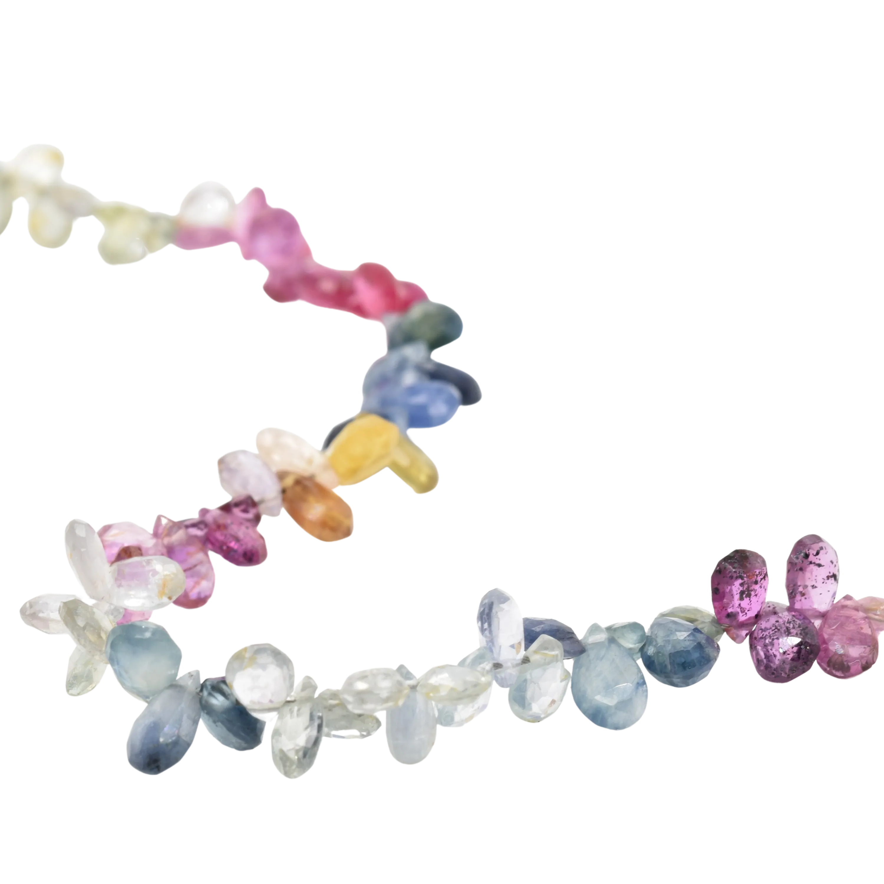 Multi-Color Sapphire Gold Bracelet