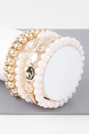 Multi Frosty Bead Bracelet